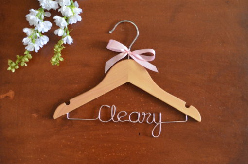 personalized baby hanger