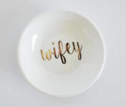 SALE Wifey Ring Dish, Wifey Ring Holder
