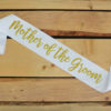Mother of the Groom Sash, Mother of the Groom Gift